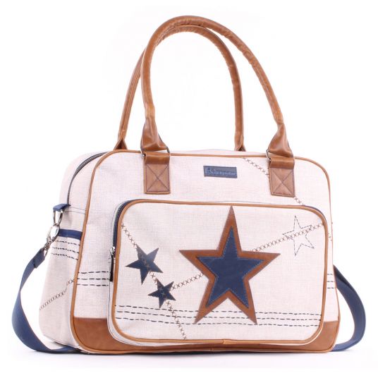 Kidzroom Diaper bag Super Star with application - Sand