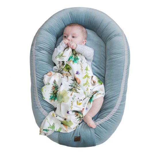 KinderConcept Baby Nest - Velluto Premium - Khaki