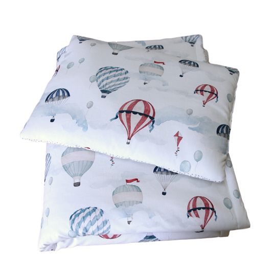KinderConcept Bedding with filling & pillow - balloons