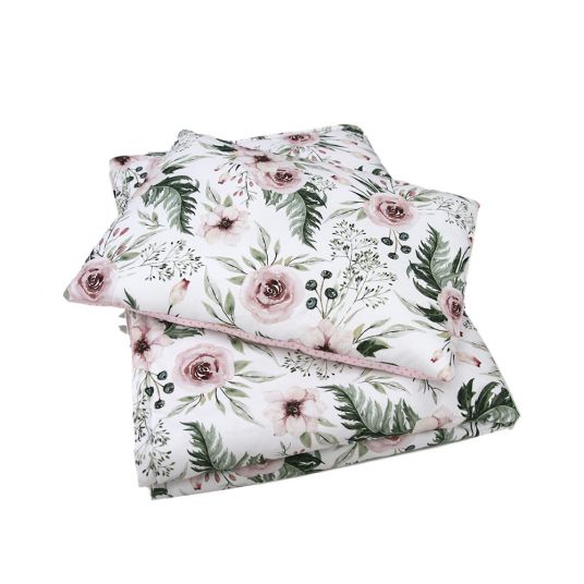 KinderConcept Bedding with filling & pillow - Blossom - Pink