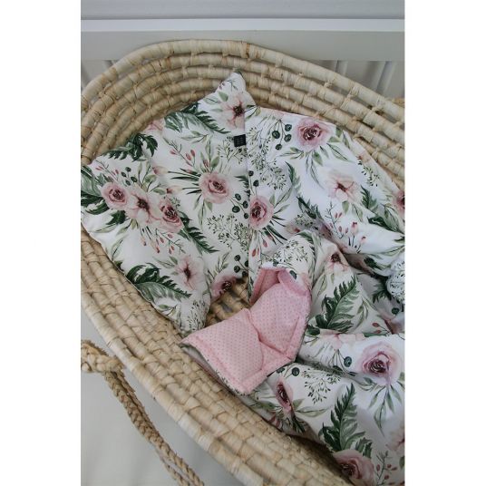 KinderConcept Biancheria da letto con imbottitura e cuscino - Blossom - Rosa