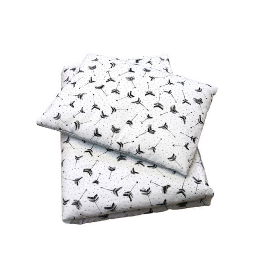 KinderConcept Bedding with filling & pillow - Boho Arrows - Grey / White