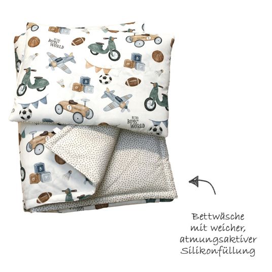 KinderConcept Bedding with filling and pillow - Toys