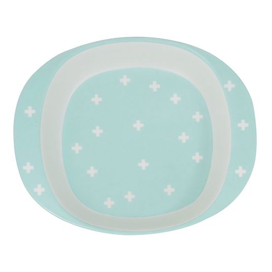 Kindsgut Tableware set - Crosses - Mint