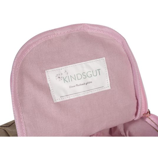 Kindsgut Backpack - Kita - Pale pink