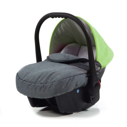 Knorr Baby Babyschale für Voletto - Happy Color Grau Hellgrün