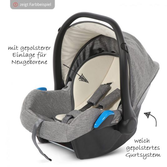 Knorr Baby Baby seat Milan for Classico - Grey