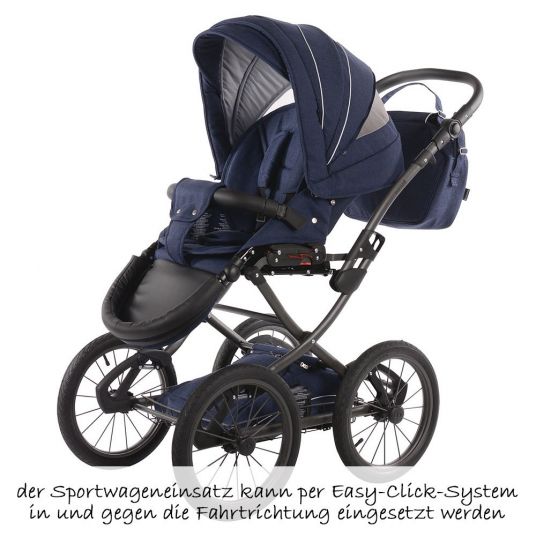 Knorr Baby Kombi-Kinderwagen Classico Emotion - Night Blue