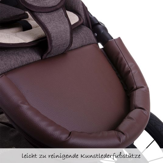 Knorr Baby Combi pushchair Classico - Braun