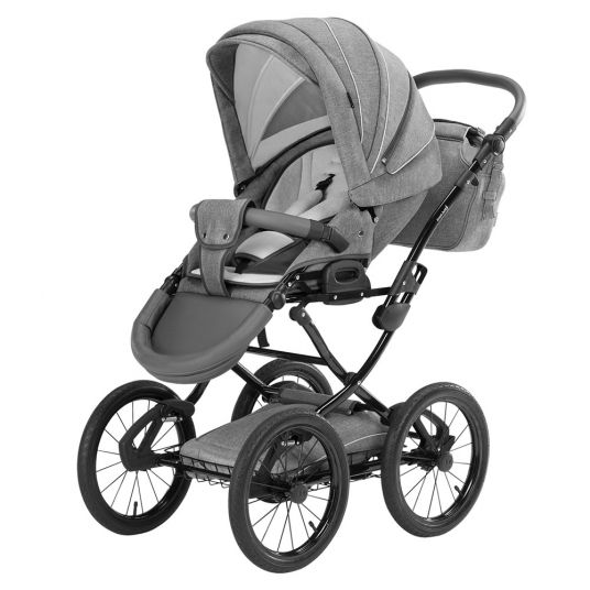 Knorr Baby Combi Stroller Classico - Light Grey