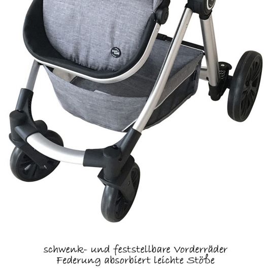 Knorr Baby Kombi-Kinderwagen For You - Grau Melange