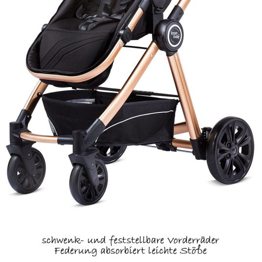 Knorr Baby Kombi-Kinderwagen For You - Schwarz
