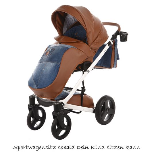 Knorr Baby Kombi-Kinderwagen K-One - Blue Jeans