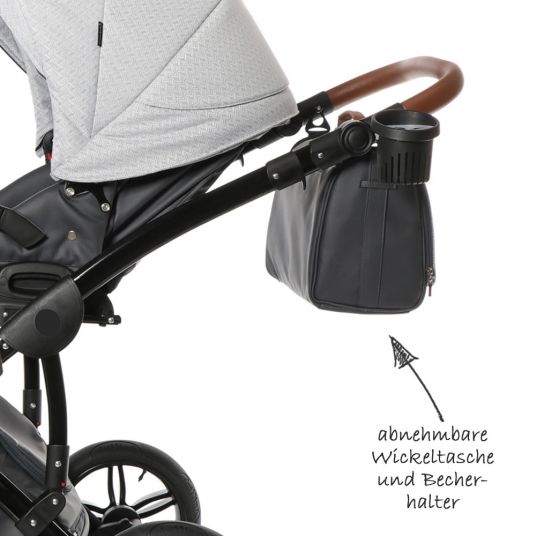 Knorr Baby Ladena pushchair - Graphic Light Grey