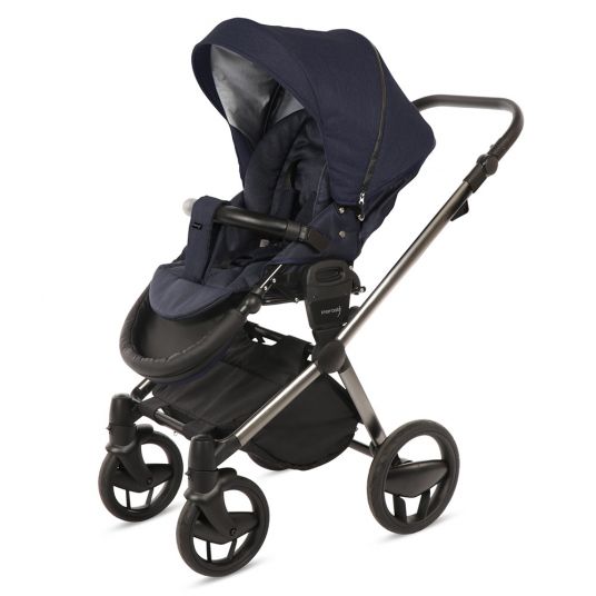 Knorr Baby Combi stroller LIFE+ SET incl. carrycot & sport seat - Navy