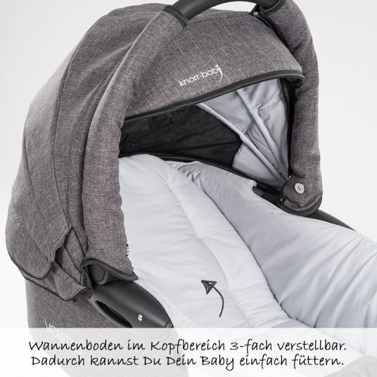 Knorr Baby Voletto Exklusiv pushchair - Melange Grey