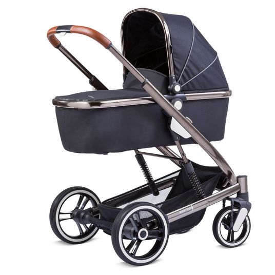 Knorr Baby Passeggino Zoomix Combi con culla e sedile sportivo - Nero