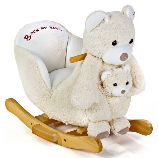 Knorr Baby Schaukeltier Bär Polar mit Handpuppe