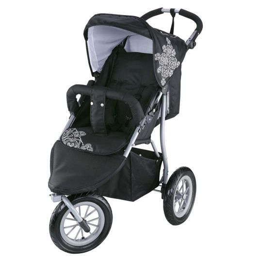Knorr Baby Sports car Joggy S - Black White