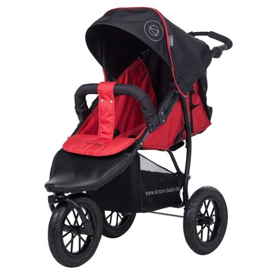 Knorr Baby Sports car Joggy S with slumber top - Happy Color - Red