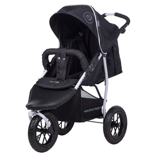 Knorr Baby Sports car Joggy S with slumber top - Happy Color - Black
