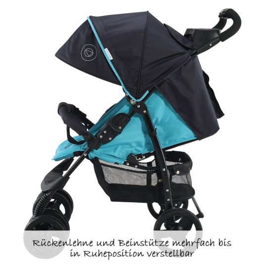 Knorr Baby Sportwagen V-Easy Fold Happy Colour - Blau