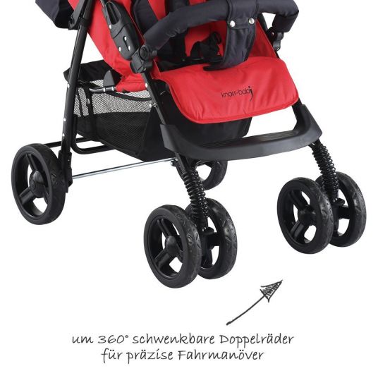 Knorr Baby Sports Car V-Easy Fold Happy Colour - Red