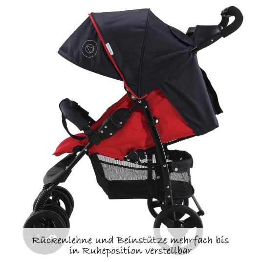 Knorr Baby Passeggino V-Easy Fold Happy Colore - Rosso