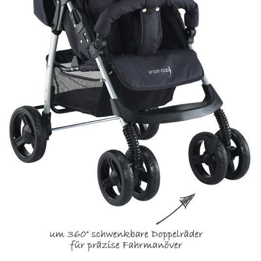 Knorr-Baby Happy Colour Sportwagen V-Easy-Fold mit Schlummerverdeck rot NEU 