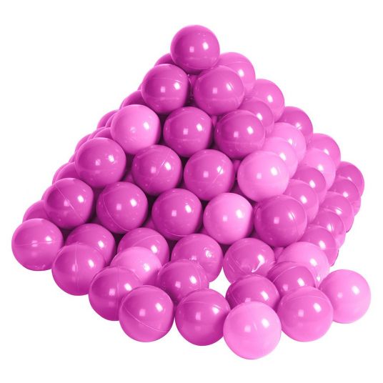 Knorrtoys Balls 100 pack for ball pool - Pink Pink