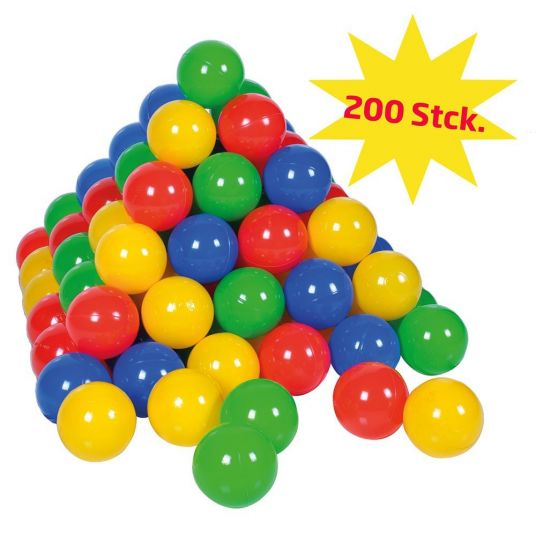 Knorrtoys Balls 200er Pack for Ball Bath - Colourful