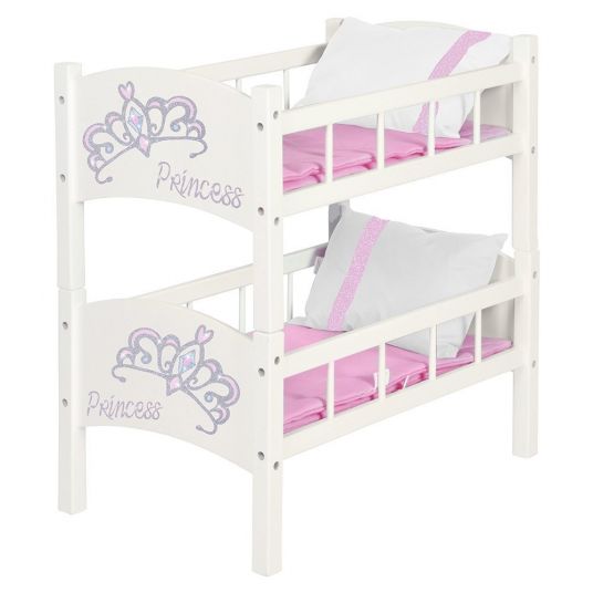 Knorrtoys Doll bunk bed - Diadem - White