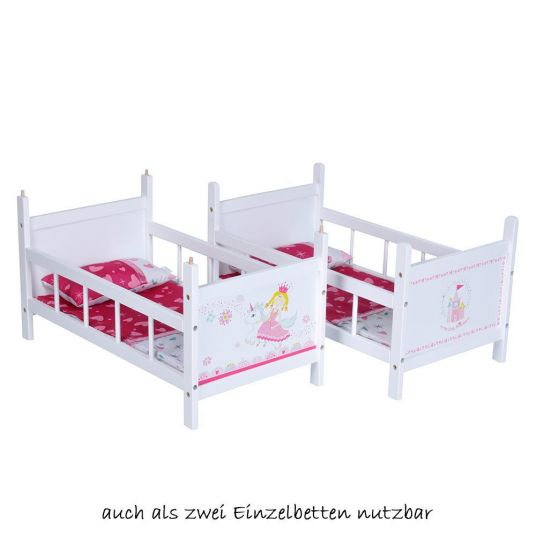 Knorrtoys Doll bunk bed My little Princess - White