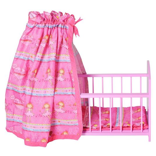 Knorrtoys Doll bed with canopy My little Princess - Pink