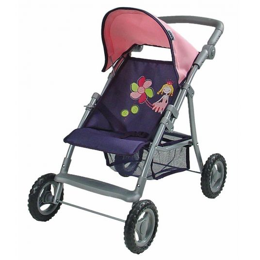 Knorrtoys Doll Buggy Liba My little Princess - Blue Pink