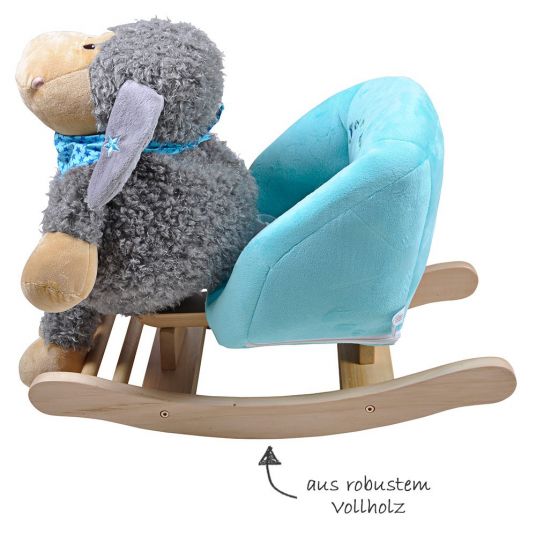 Knorrtoys Rocking animal sheep Elli with removable cuddly toy