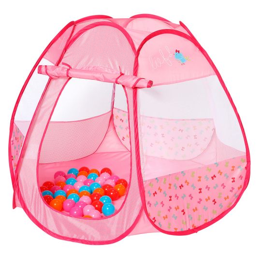 Knorrtoys Play tent pop up ball pool + 50 balls - Lief Girls