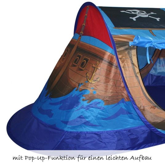 Knorrtoys Play tent pop up pirate boat