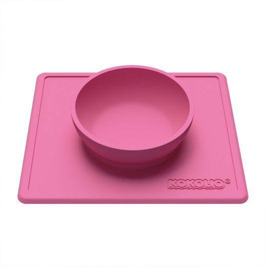 Kokolio Eating bowl, silicone bowl, baby bowl, baby bowl Bowli - Pink