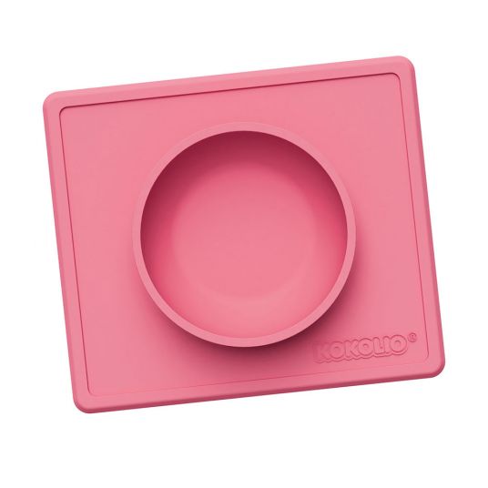 Kokolio Eating bowl, silicone bowl, baby bowl, baby bowl Bowli - Pink