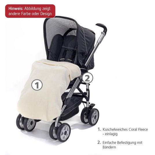 KP Family Fleece stroller blanket - Brown