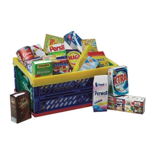 KP Family Toys Mini-Klappbox inkl. Kaufladenartikel