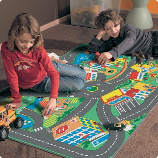 KP Family Toys Play carpet Quiet Town 95 x 133 cm