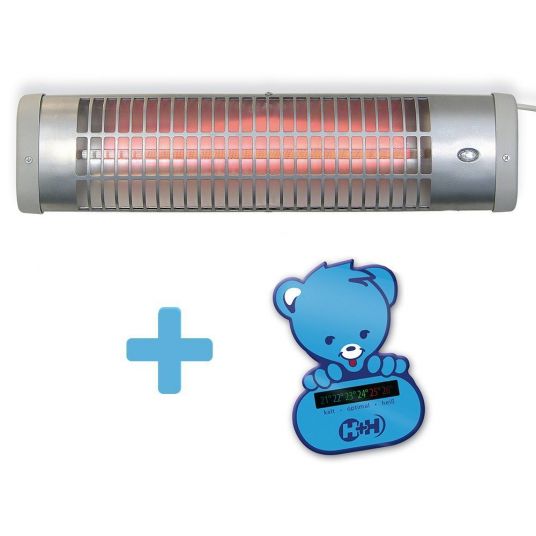 KP Family Wrapped radiant heater BS 57 with foil thermometer