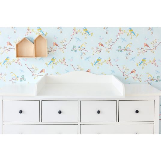 Kraftkids Changing top - for IKEA Hemnes chest of drawers 160 cm - White
