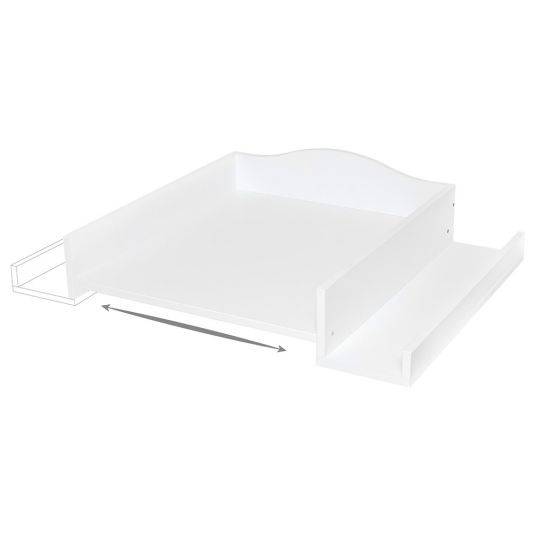 Kraftkids Changing table - for washers & dryers - White