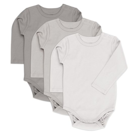 LaLoona Body long sleeve 3-pack - Nature - Gr. 98
