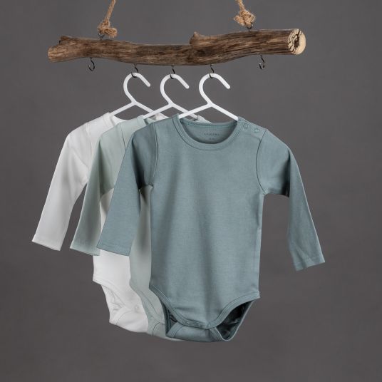 LaLoona Body Long Sleeve 6 Pack - Sage Gray - Gr. 98