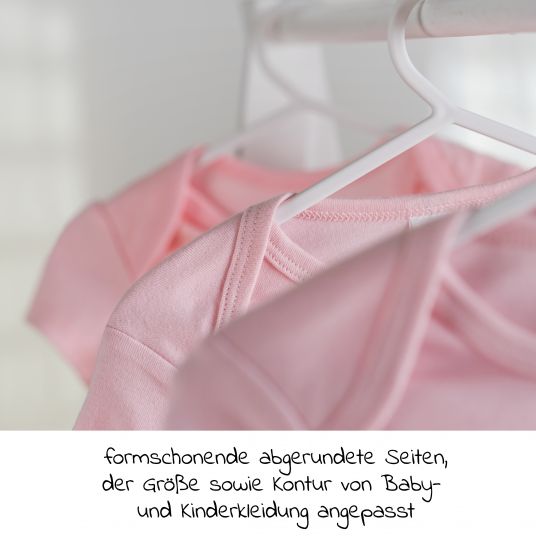 LaLoona Kleiderbügel für Babys und Kinder (22 Stück) - Bunt