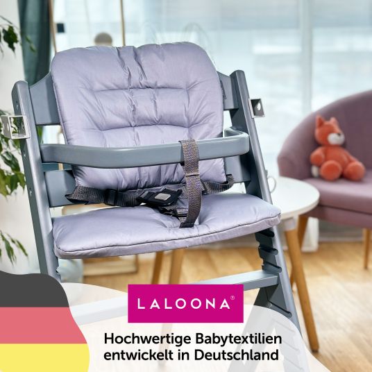 LaLoona Seat cushion / highchair pad for bebeconfort Timba - coated - gray